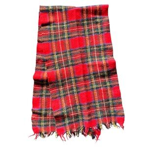 Vintage The Scotch House Scarf London Paris Cashmere Johnstons Elgin Scotland